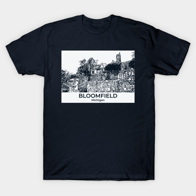 Bloomfield - Michigan T-Shirt by Lakeric