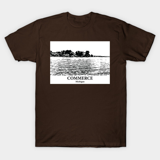 Commerce - Michigan T-Shirt by Lakeric