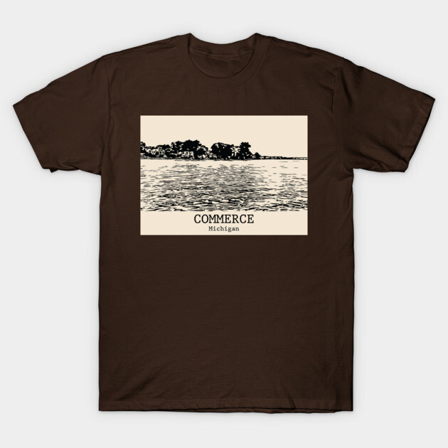 Commerce - Michigan T-Shirt by Lakeric