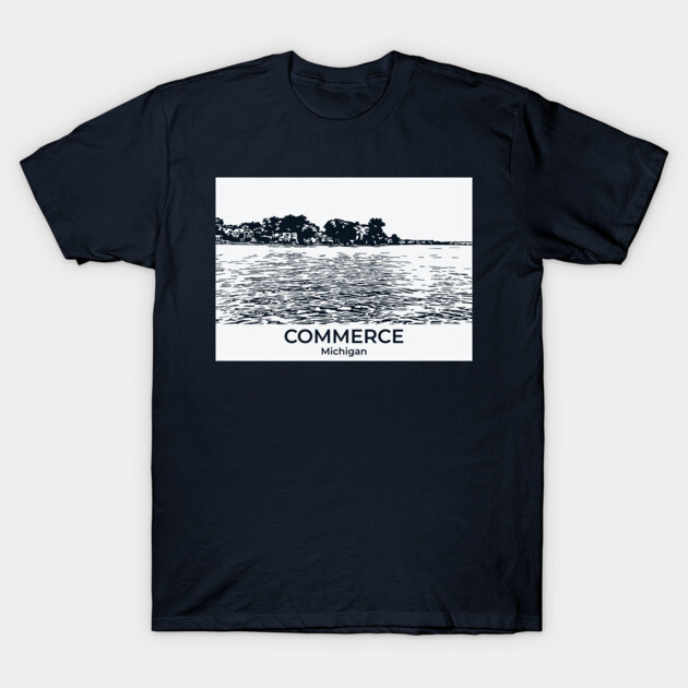 Commerce - Michigan T-Shirt by Lakeric