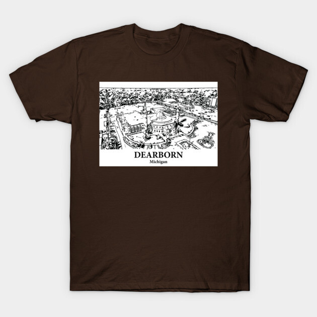 Dearborn - Michigan T-Shirt by Lakeric