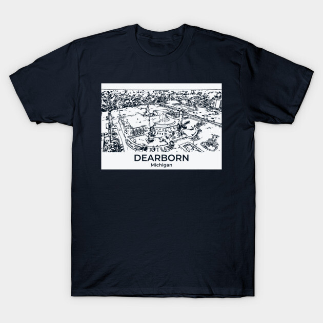 Dearborn - Michigan T-Shirt by Lakeric