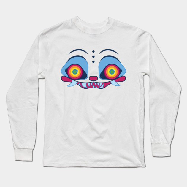 Derpy Kpop Demon Hunters Blue Tiger Long Sleeve T-Shirt by mis z faldem