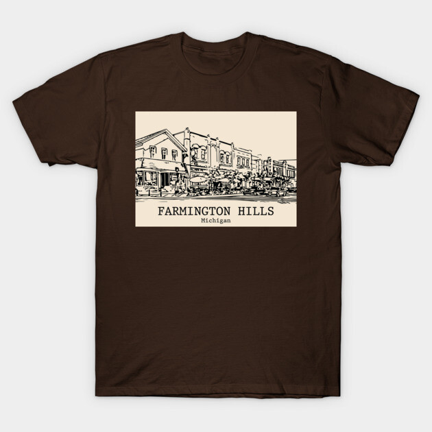 Farmington Hills - Michigan T-Shirt by Lakeric