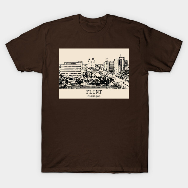 Flint - Michigan T-Shirt by Lakeric