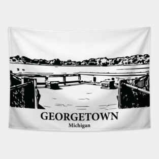 Georgetown - Michigan Tapestry