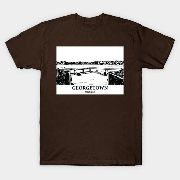 Georgetown - Michigan T-Shirt by Lakeric
