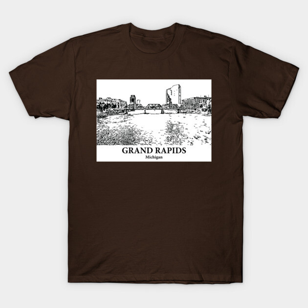 Grand Rapids - Michigan T-Shirt by Lakeric