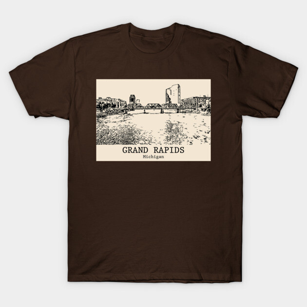 Grand Rapids - Michigan T-Shirt by Lakeric