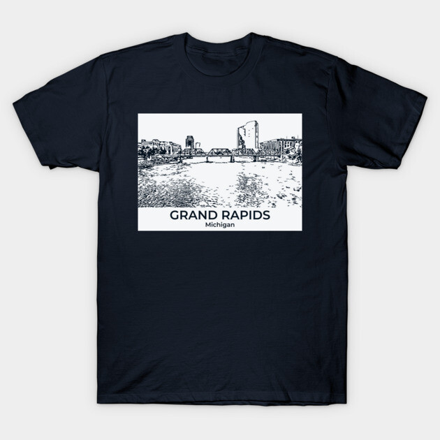 Grand Rapids - Michigan T-Shirt by Lakeric