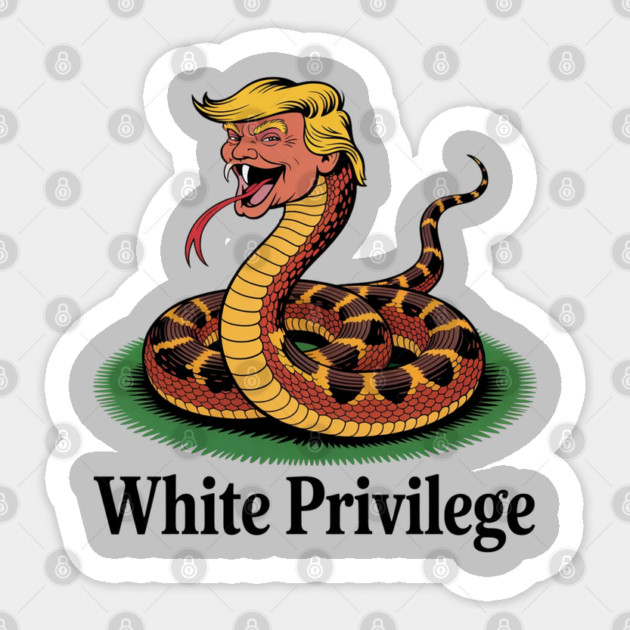 White-Privilege Sticker by Creatifly Graphic Tees