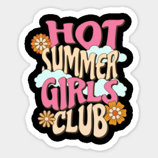 Hot Summer Girls Club Magnet