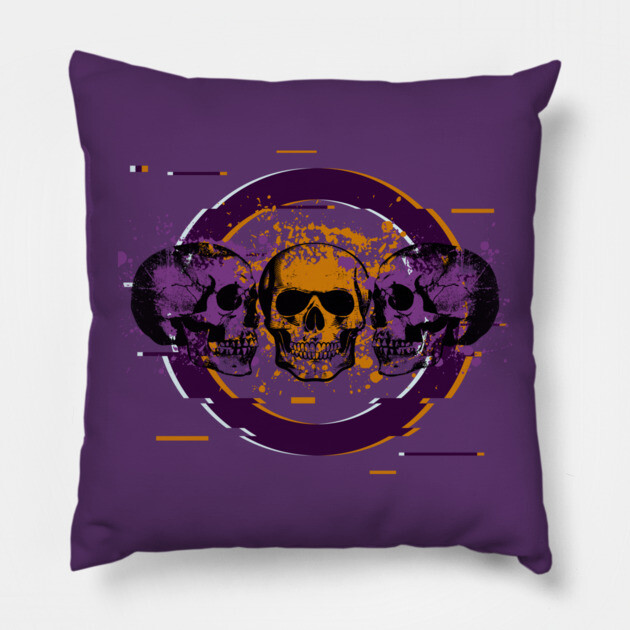 Split Personalities Pillow by casualteesinc