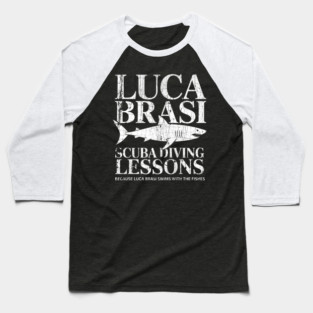 Scuba Diving Lessons Luca Brasi Baseball T-Shirt
