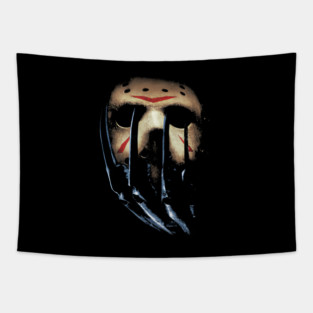 Freddy Krueger Vs Jason Voorhees The Iconic - rouvik #6369 Tapestry