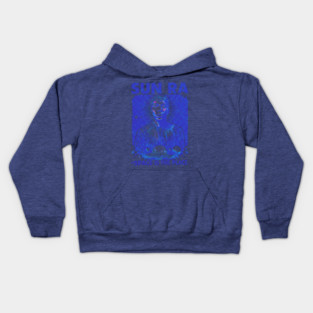 Blue of sun ra Kids Hoodie