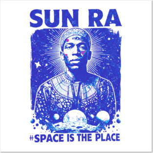 Blue of sun ra Posters and Art