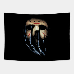 Freddy Krueger Vs Jason Voorhees The Iconic - rouvik #6379 Tapestry