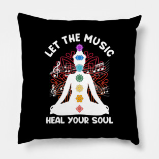 Musik Yoga Let The Music Heal Your Soul  Yoga Pillow