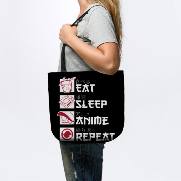 Eat Sleep Anime Repeat Cool design by Otaku Vibes