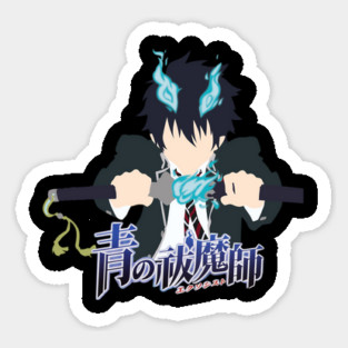 Ao no Exorcist Rin Badass Look Sticker