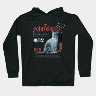 Schrodinger's Cat - Quantum Physics Science Cat Hoodie