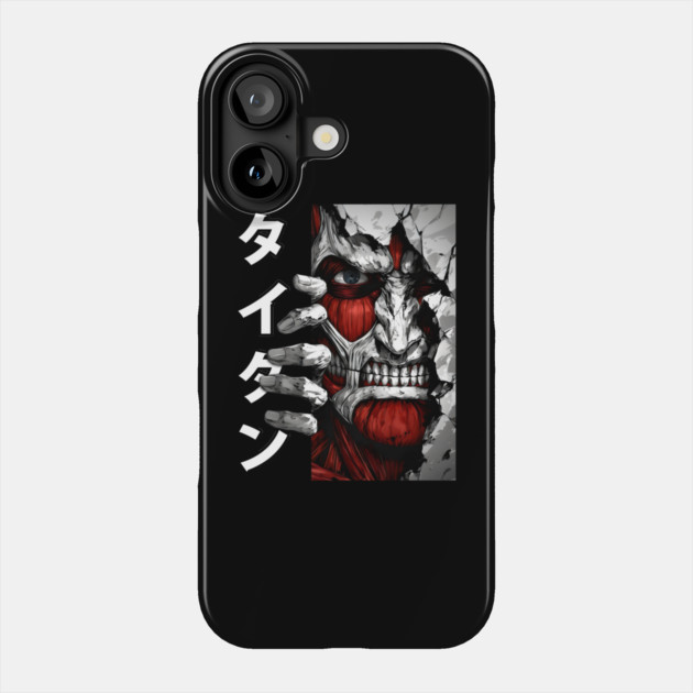 Attack on Titan Colossal Titan 3D Scary Design Phone Case by Otaku Vibes