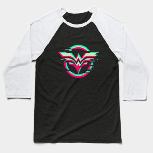 Wonder Woman Logo Baseball T-Shirt