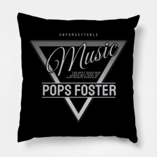 Pops Foster WP 7/8/26 Music D5122 Pillow