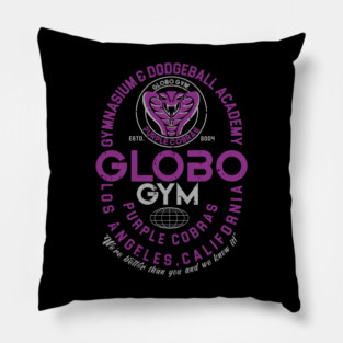 Globo Gym Purple Cobras Pillow