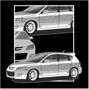 Mazda 3 MPS BK Fragment – Turbocharged Hot Hatch Power Posters and Art