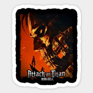 AOT Eren Founding Titan Artwork Sticker