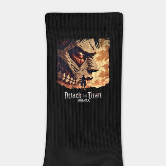 Eren Attack Titan Intense Design by Otaku Vibes