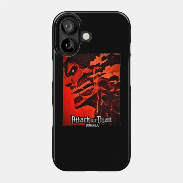 AOT Eren Titan Roar Fan Art Phone Case by Otaku Vibes
