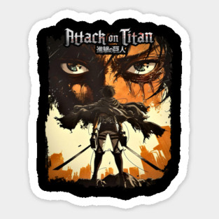Eren Yeager AOT Anime Design Magnet
