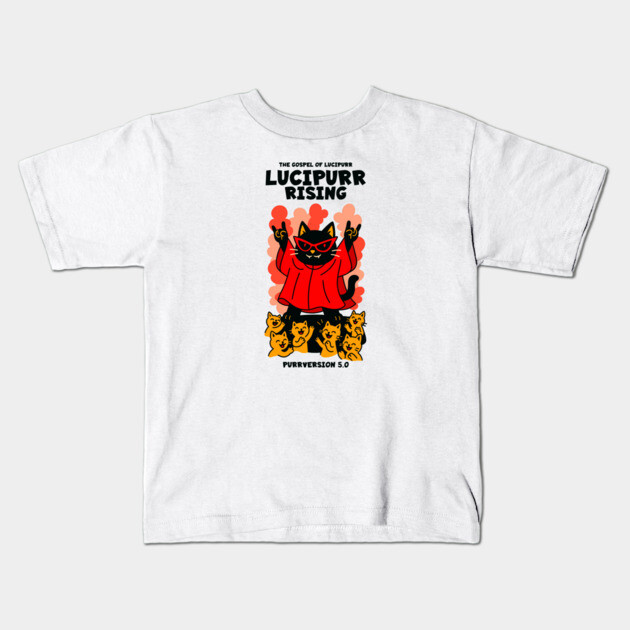 LUCIPURR RISING Kids T-Shirt by Fabrik