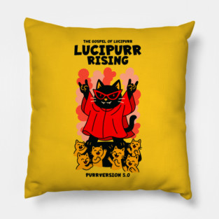 LUCIPURR RISING Pillow