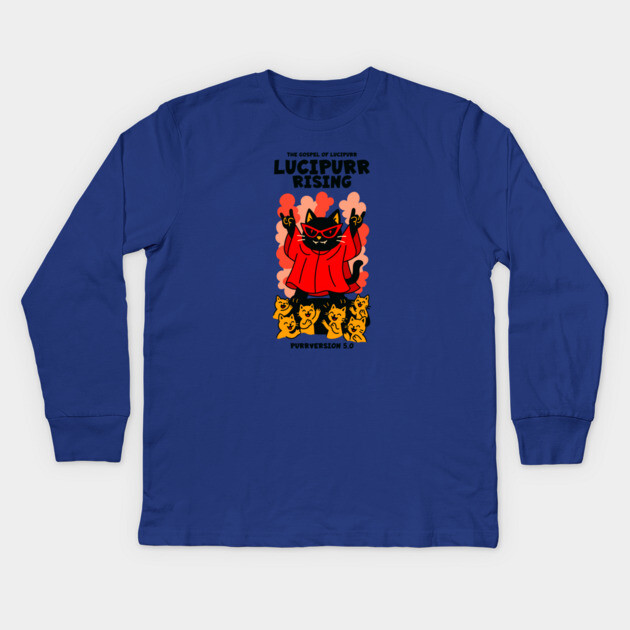 LUCIPURR RISING Kids Long Sleeve T-Shirt by Fabrik
