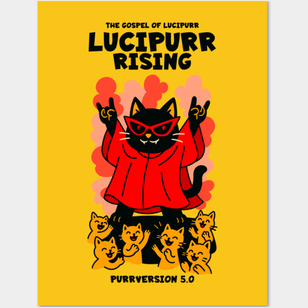 LUCIPURR RISING Wall Art by Fabrik