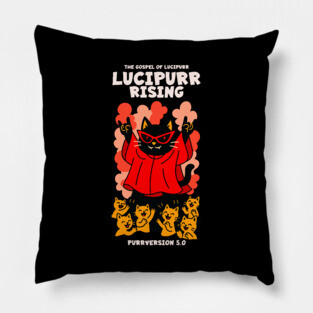 LUCIPURR RISING Pillow