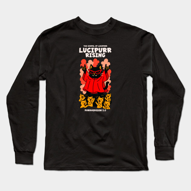 LUCIPURR RISING Long Sleeve T-Shirt by Fabrik