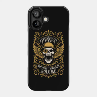 Victory Through Volume Imperial Guard Wargaming Phone Case