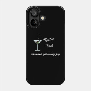 Martini Time Phone Case