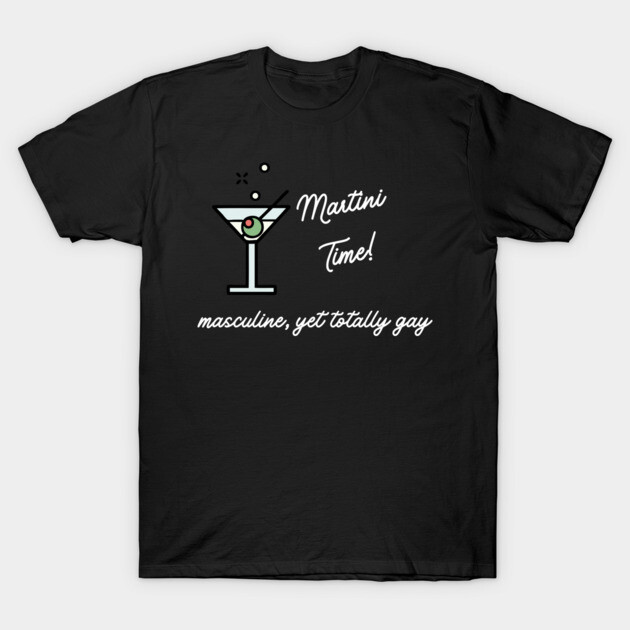 Martini Time T-Shirt by Low Life Shirts