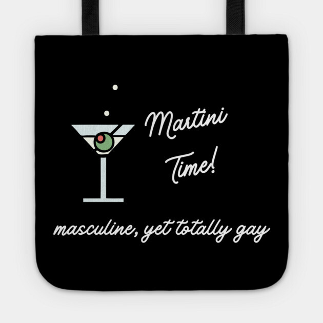 Martini Time Tote by Low Life Shirts