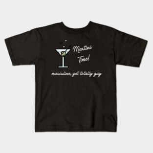 Martini Time Kids T-Shirt
