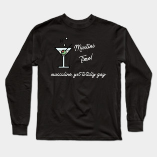 Martini Time Long Sleeve T-Shirt