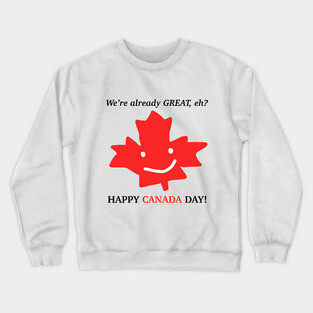 Happy Canada Day 2025 Crewneck Sweatshirt