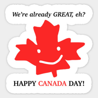 Happy Canada Day 2025 Sticker
