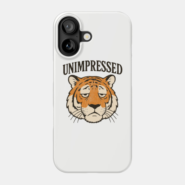 Unimpressed Bored Grumpy Mood Sarcastic Vibes Phone Case by Anticorporati